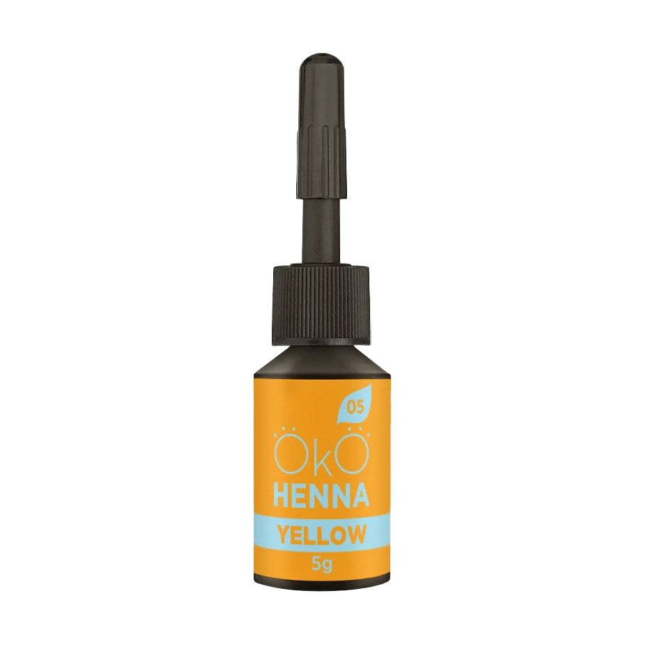 Хна для брів OkO Lash &amp; Brow Henna Power Powder 05 Yellow, 5 г